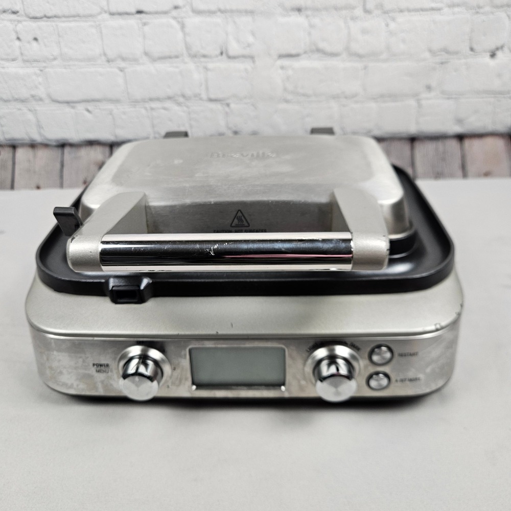 Breville Smart Waffle Pro 2-Slice Maker BWM620XL Stainless Steel Waffle Iron